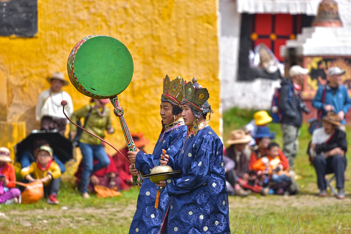 Huiyuan Temple Mask Dance Festival | Foto de Liu Bin